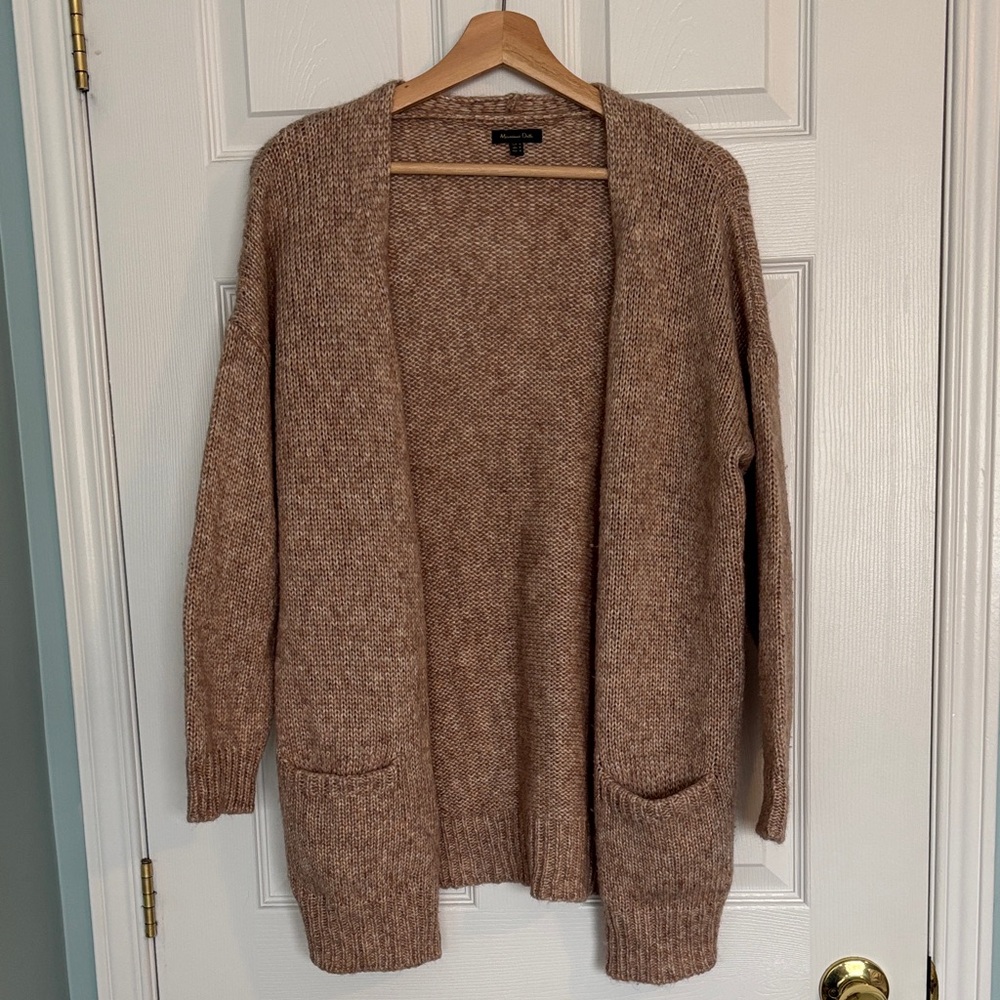Massimo Dutti chunky wool blend knit cardigan - Picture 12 of 12